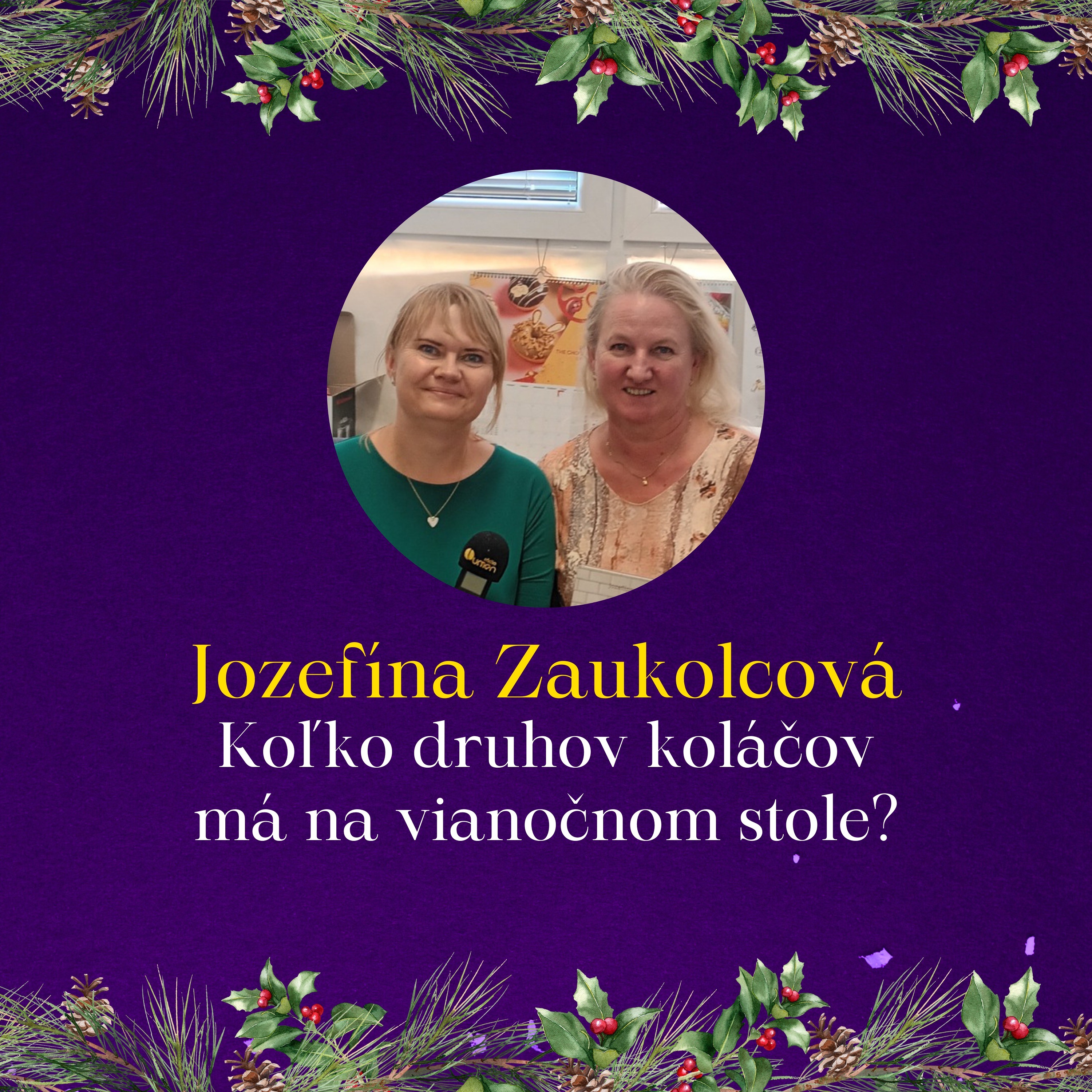 Porotkyňa šou o pečení Jozefína Zaukolcová o koláčoch i duchovnom prežívaní Vianoc episode artwork