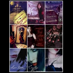 Music Inspired book series Vampire Kisses by Ellen Schneider 📚🖤🖤🥀🦇🥀🕸️🕸️