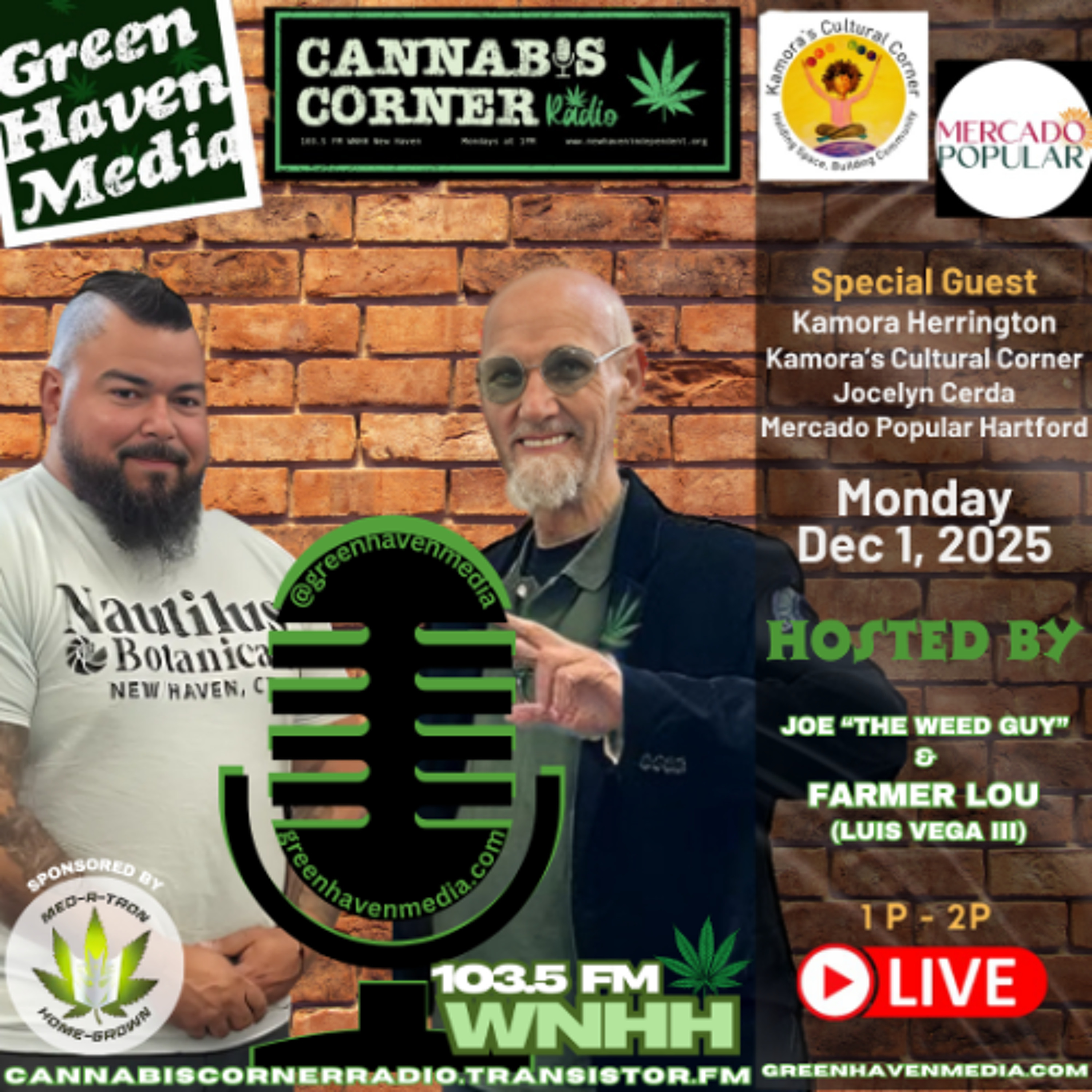 Cannabis Corner Radio: Dec 1, 2025 episode artwork
