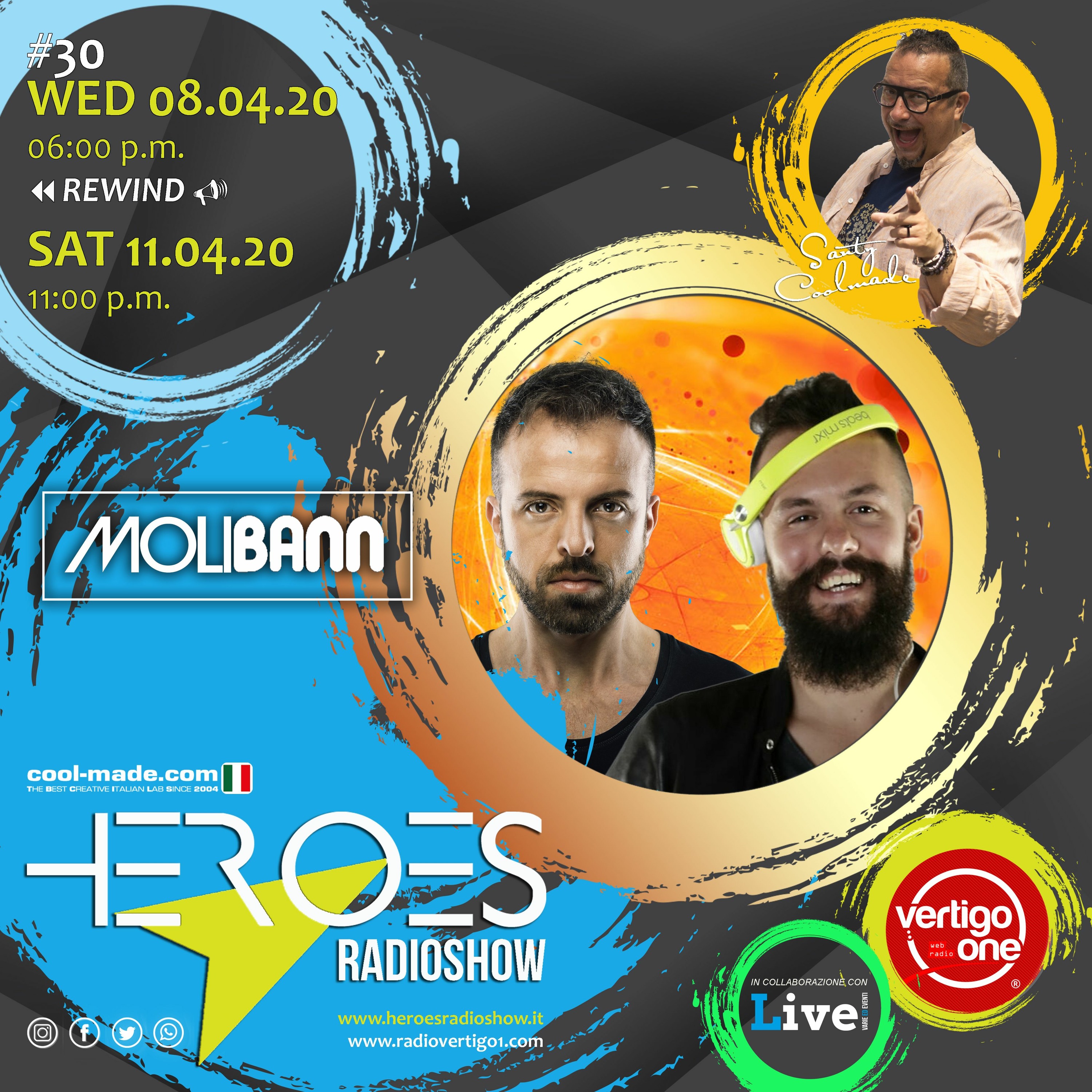 #30/2019-20> HEROES RadioShow - Special Guest MOLIBANN episode artwork