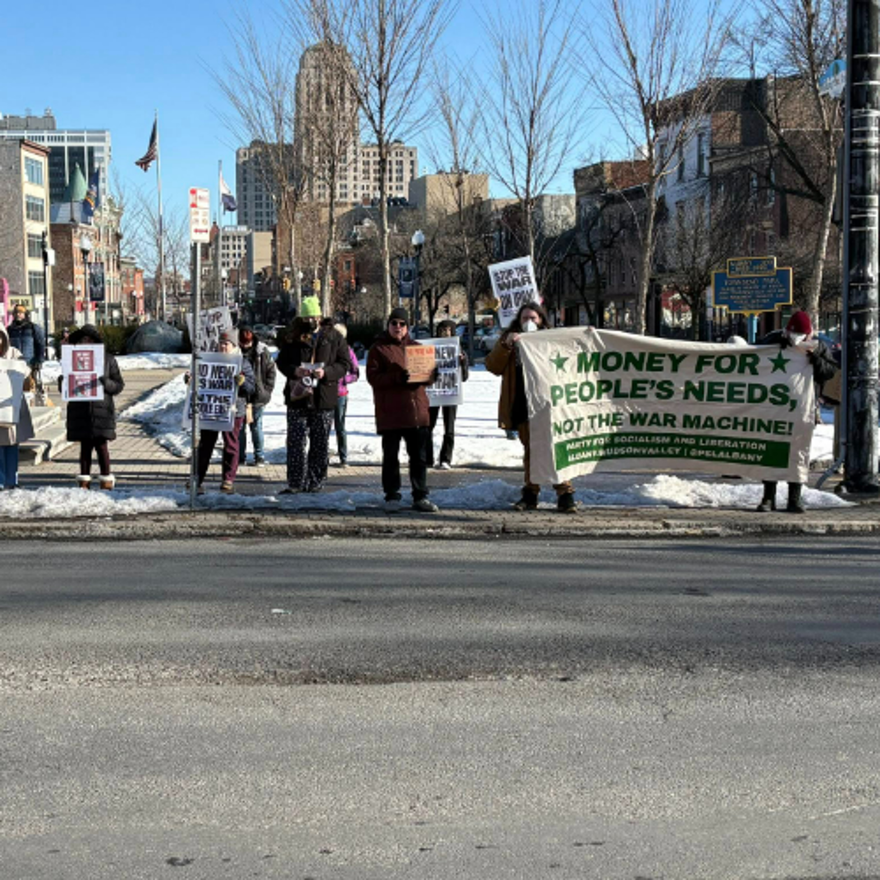 Hundreds Protest US attacks on Iran in Albany episode artwork