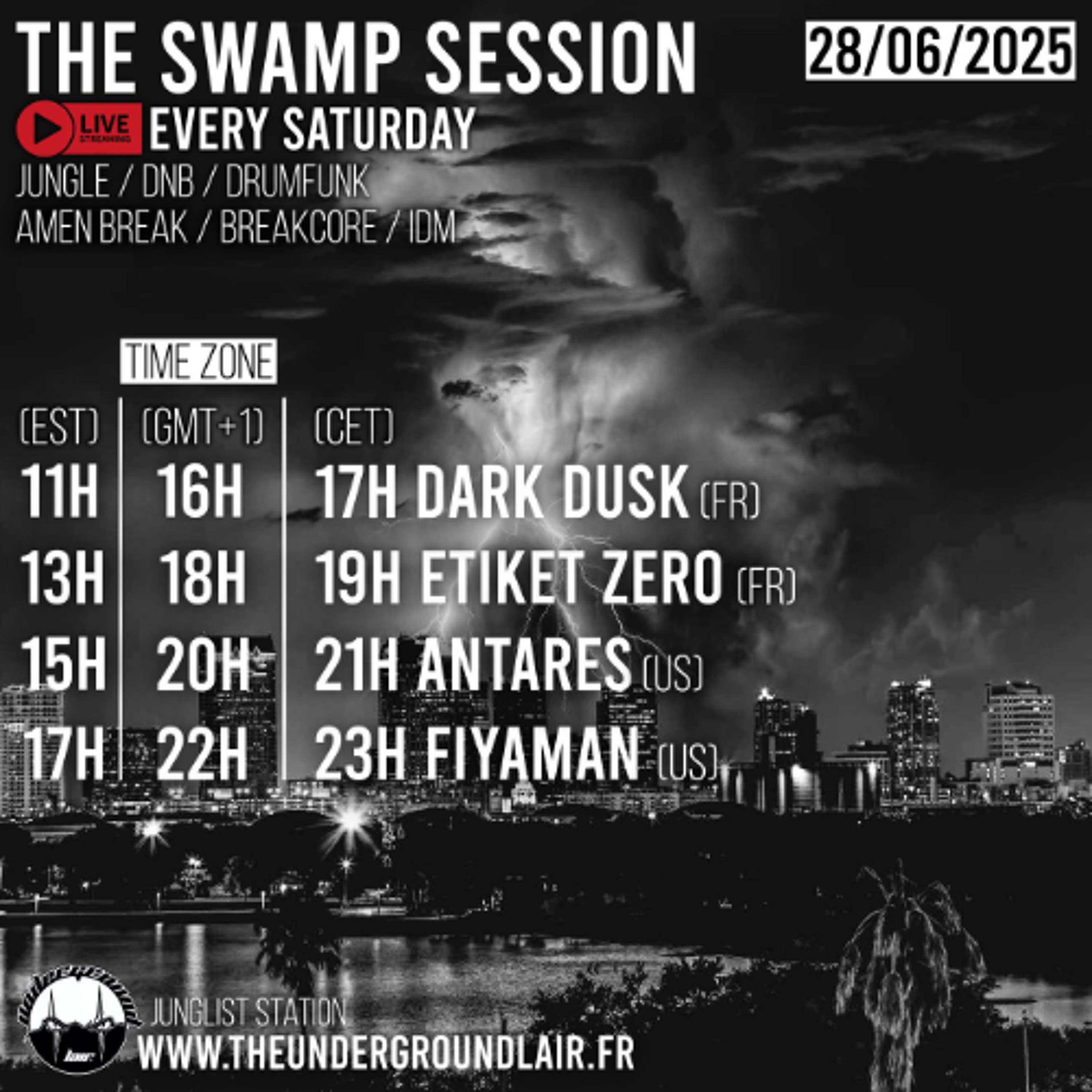 Antares LIVE on The Underground Lair - The Swamp Session - 28.6.2025 episode artwork