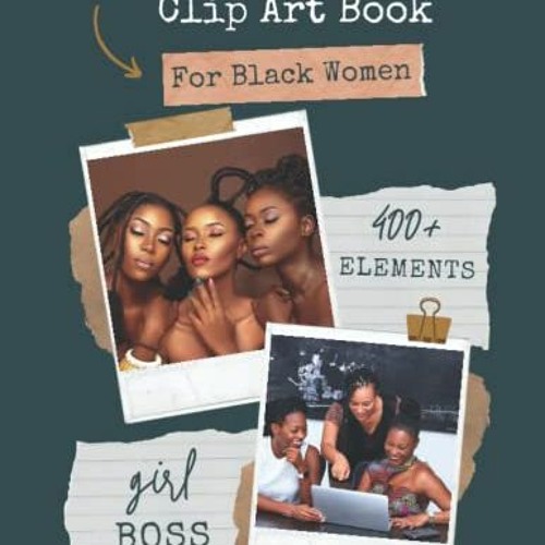 Vision Board Clip Art Book For Black Teen Girls: Vision Board