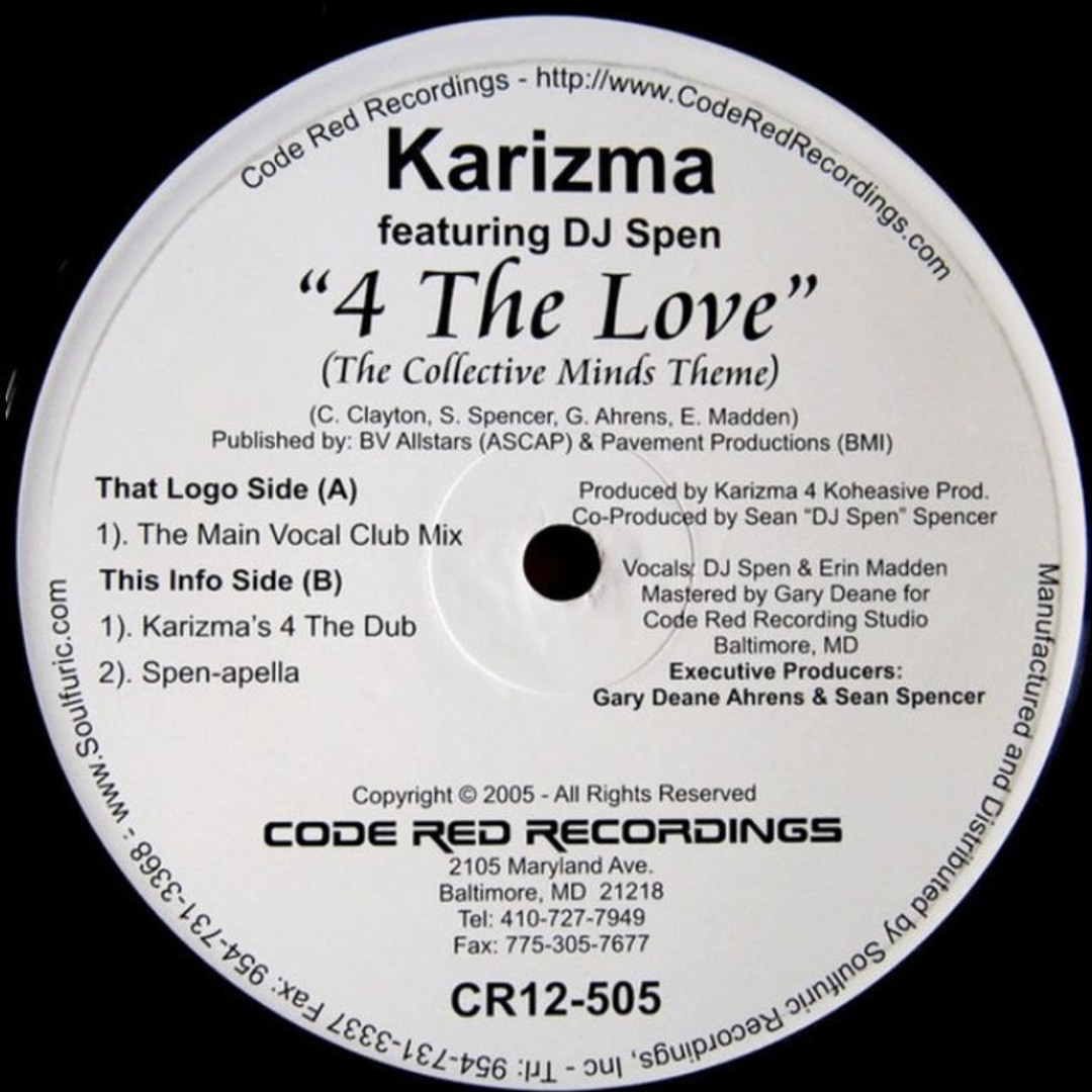 Stream Karizma Featuring DJ Spen - 4 The Love (The Main Vocal Club
