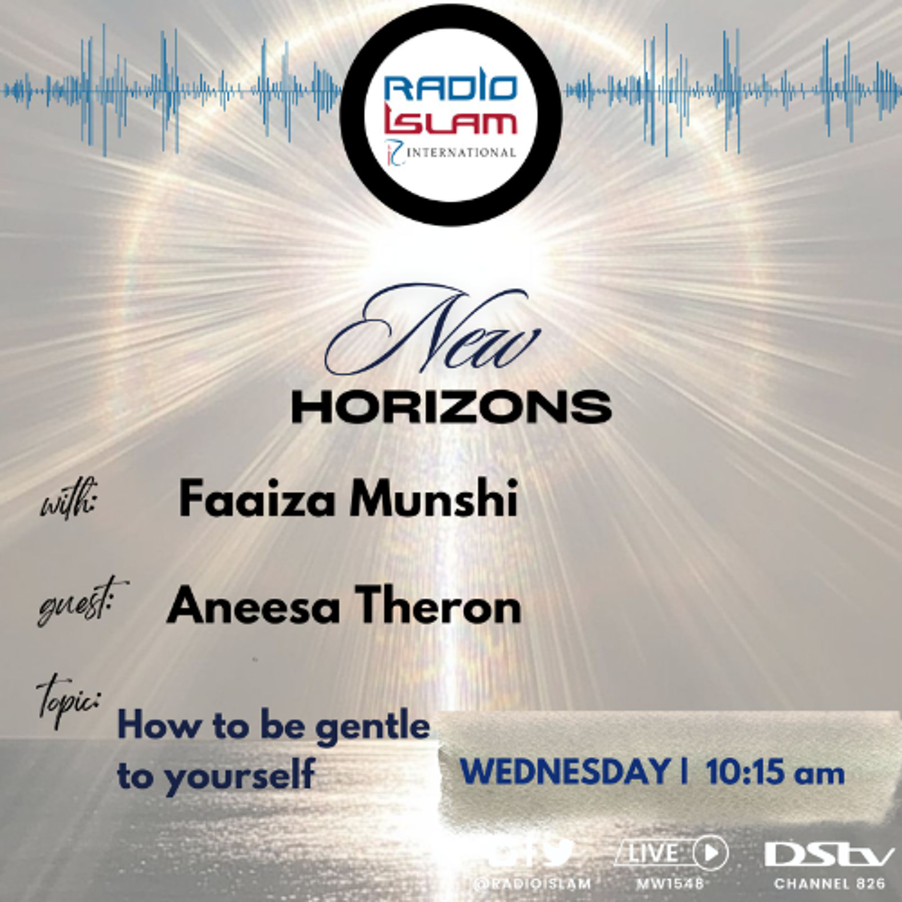 New Horizons:How to be gentle to yourself: Aneesa Theron