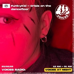 Voices Radio - Crisis on the dancefloor - FunkyKid | Voices at Night 23.02.2023