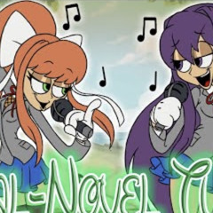 Visual-Novel Tussle (Technicolor Tussle but Monika and Yuri Sings It) - FNF Cover