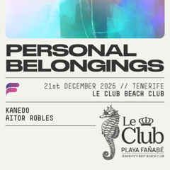 Personal Belongings Showcase 2025 - Kanedo + Aitor Robles Live @Le Club Tenerife