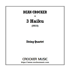 Crocker: 3 Haiku (2015)