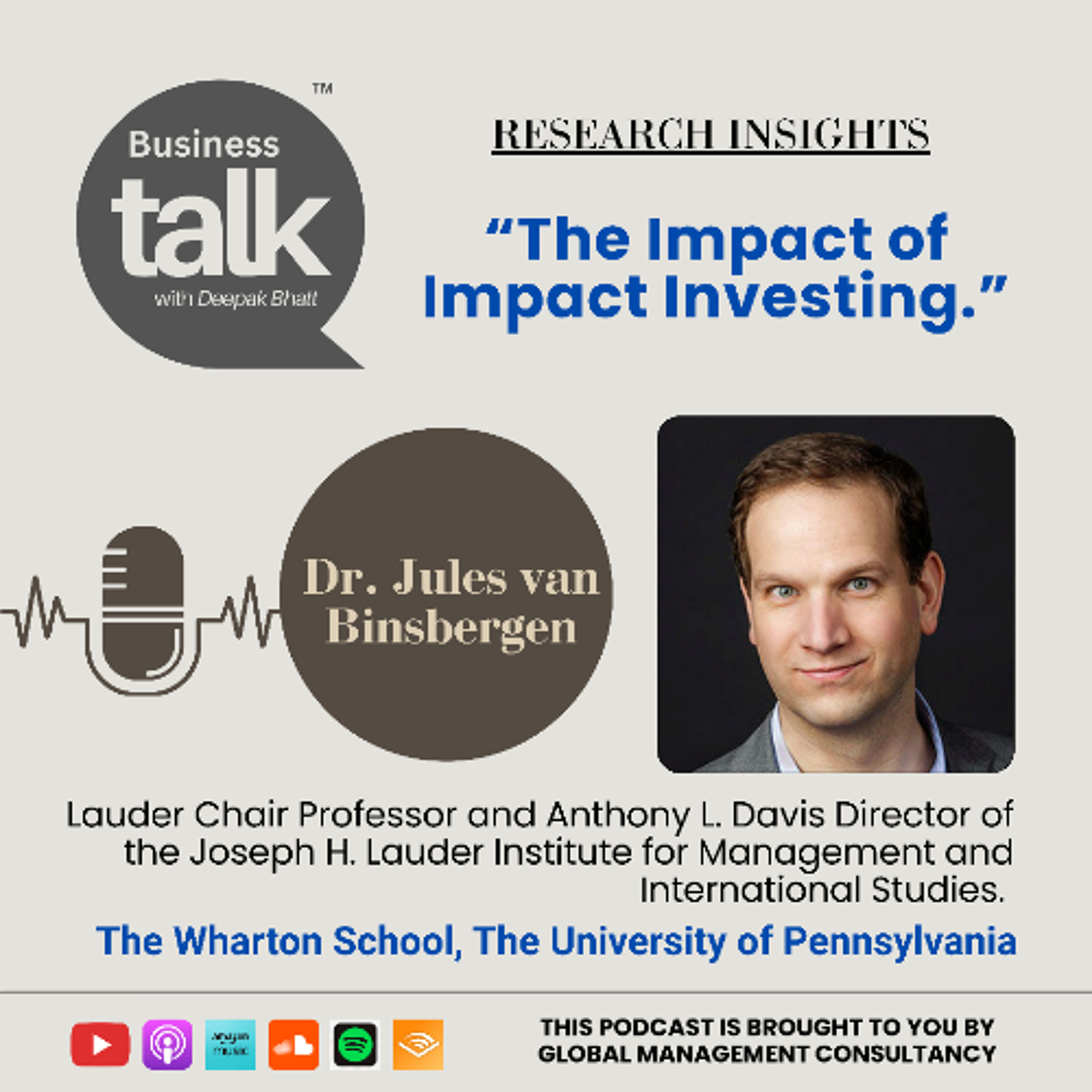 Does Impact Investing Really Work? Insights from Dr. Jules van Binsbergen episode artwork