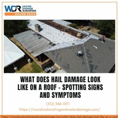 What Does Hail Damage Look Like On a Roof - Spotting Signs and Symptoms