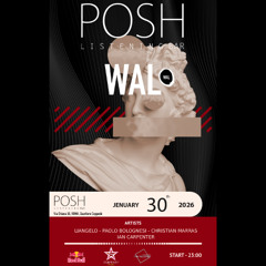 IAN CARPENTER – Live DJ Set @ WAL Party (Posh Rome) | Melodic & Progressive Techno 2026