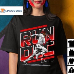Elly De La Cruz Run Dlc Cincinnati Reds Baseball Signature Cartoon Shirt