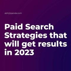 Top Strategies For Paid Search