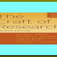 audiobook download The Craft of Research [PDF]Read Ebook Pdf