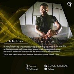 Fatih Kosar - Groove Therapy live mixed.