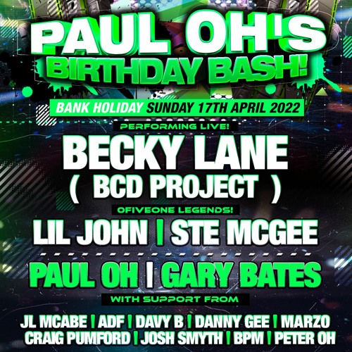 PAUL OH'S BIRTHDAY BASH PROMO MIX (ADF)