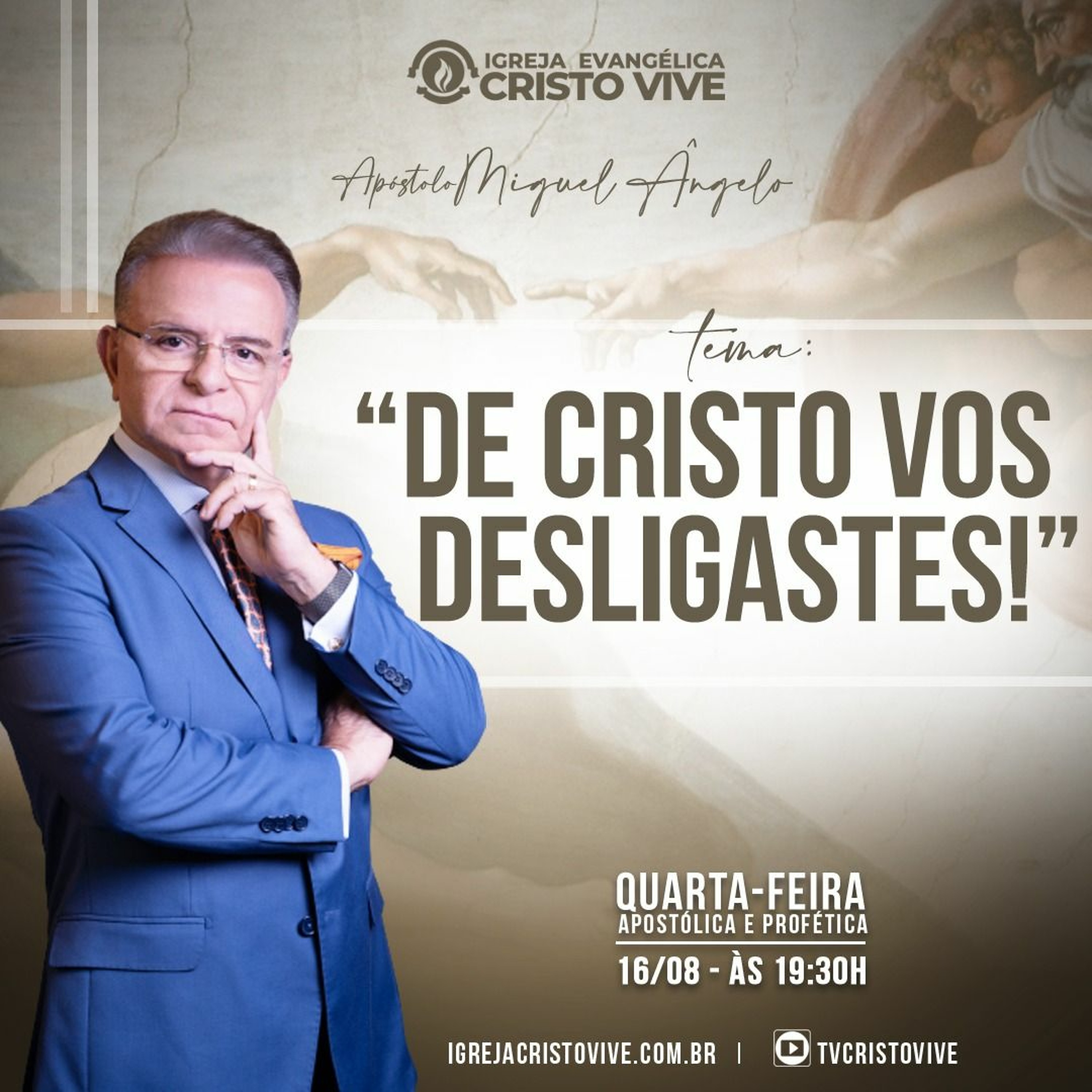 Igreja Evangélica Cristo Vive - Ap. Miguel Ângelo