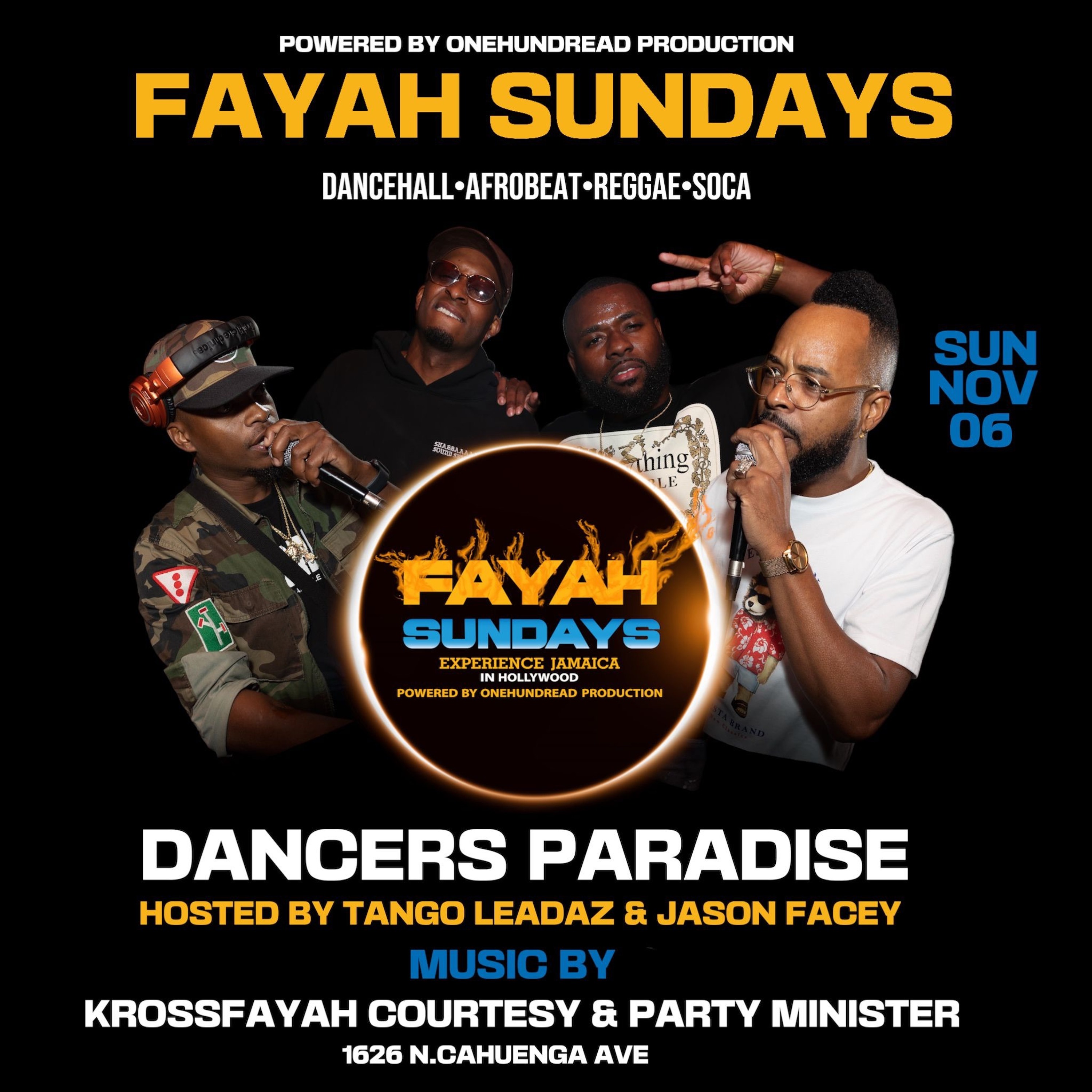 Live @ Fayah Sundays "Dancers Paradise" Feat Gabbydon