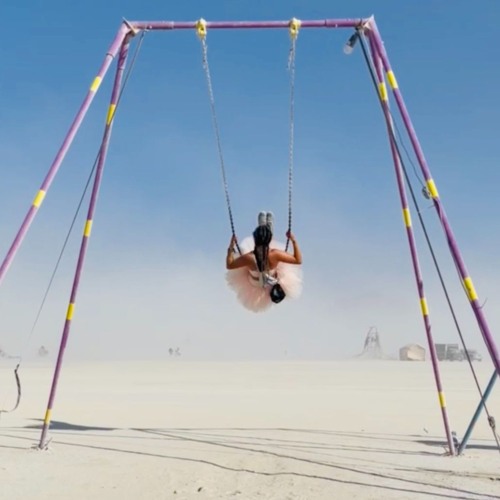 Sunrise on The Playa - (Burning Man 2024)