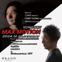 Q'hey Live Mix at Brand Shibuya, Dec. 2024