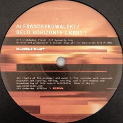Alexander Kowalski - Lightning Field [Kanzleramt Music]