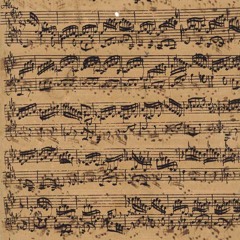 BACH, Johann Sebastian, extrait de l'Allegro du Prélude Fugue et Allegro BWV998