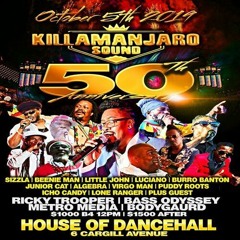 Metro Media/Bass Odyssey/Body Guard/Killamanjaro 10/19 (Killamanjaro 50th Anni)