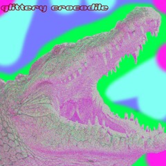 Glittery Crocodile