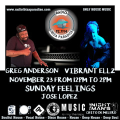 #50. November 23. Radio Ibiza Paradise Sunday Feelings Program Compilation by Vibrant Ellz
