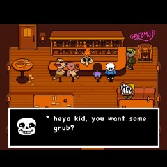 getting grub at grillby’s