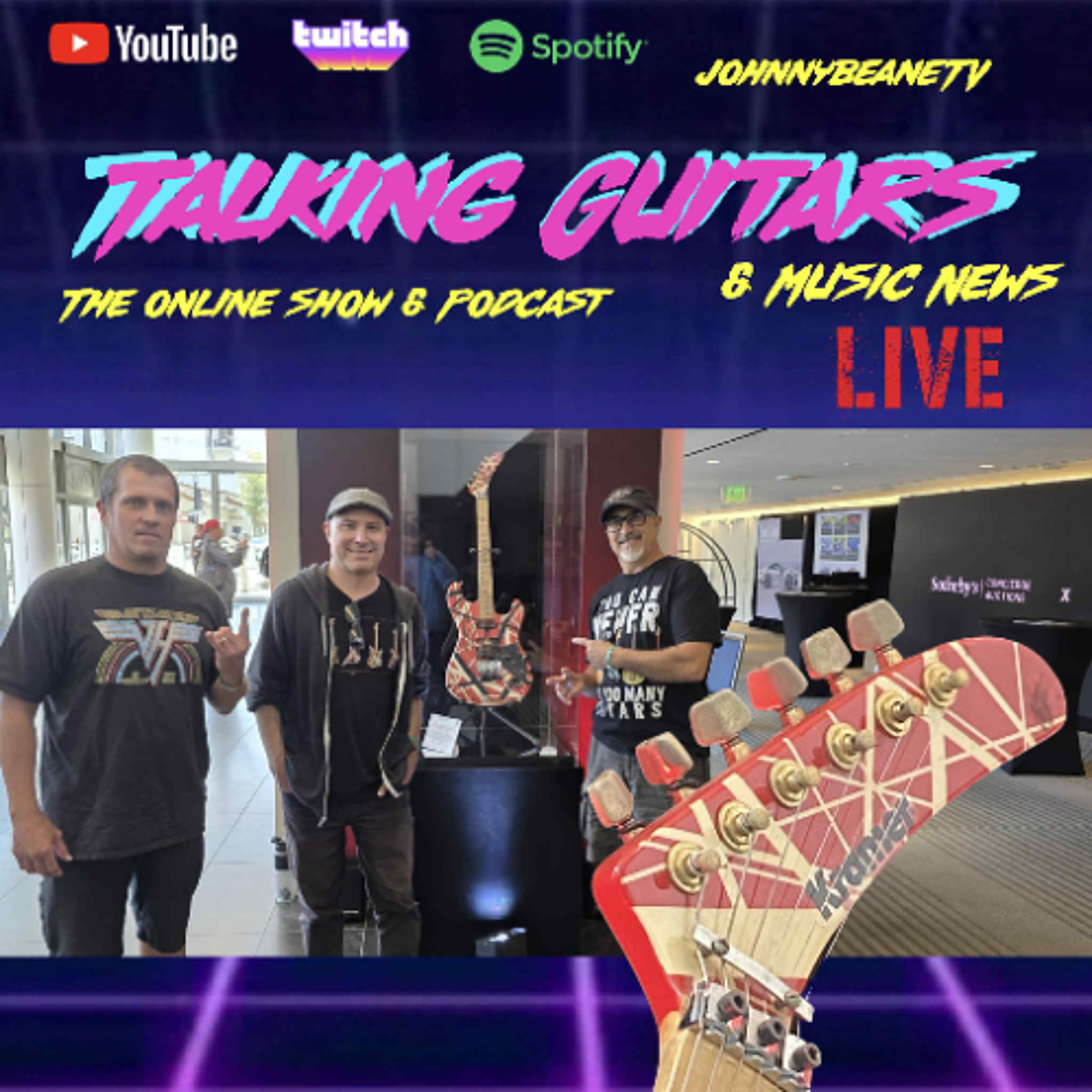 Talking Guitars: We Visit Van Halen’s 1982 Kramer at Sotheby’s Again + Rare Cars in Monterey 8/15/25 episode artwork