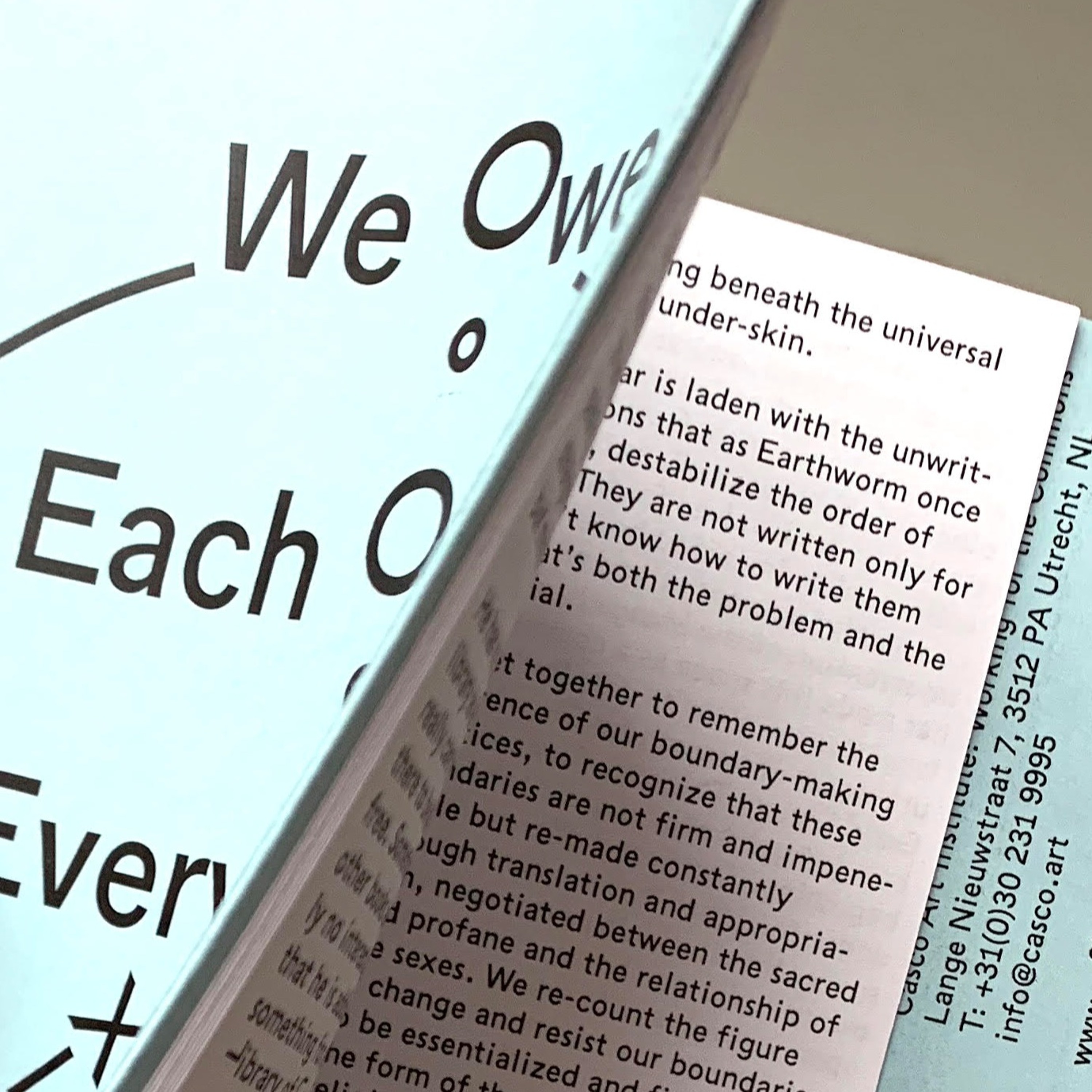 Casco Art Institute: Working for the Commons