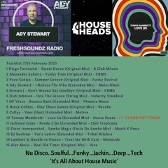 FRESH SOUNDZ Radio Show Ady Stewart w/c 27.02.23