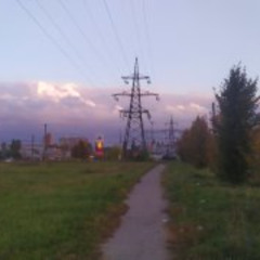 на гаражах