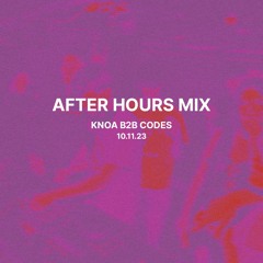 Knoa b2b Codes (10.11.23)