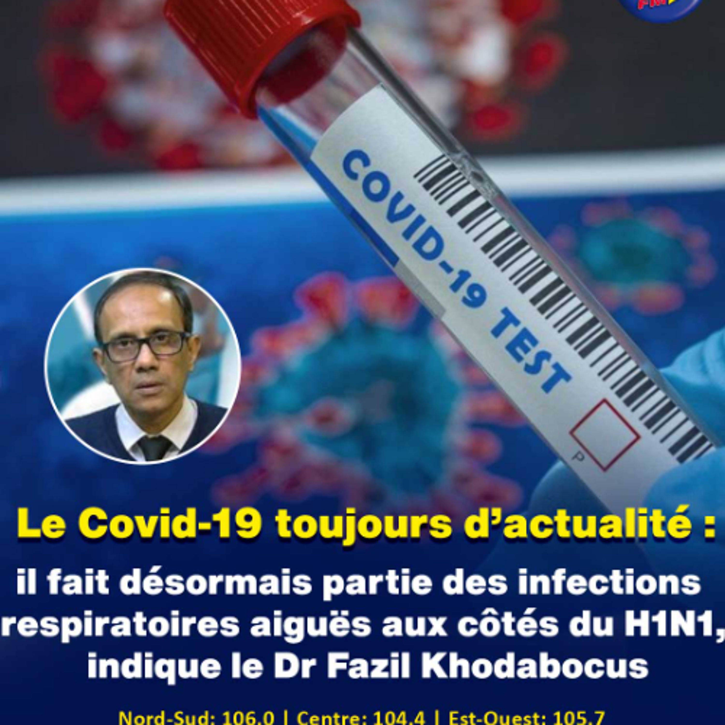 Le Covid-19 toujours d’actualité : il fait désormais partie des infections respiratoires aiguës aux côtés du H1N1, indique le Dr Fazil Khodabocus