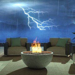 Your Moment Of Relaxation | Rolling Thunder Sounds & Rainstorm At Oceanside Mansion (75 Minutes)