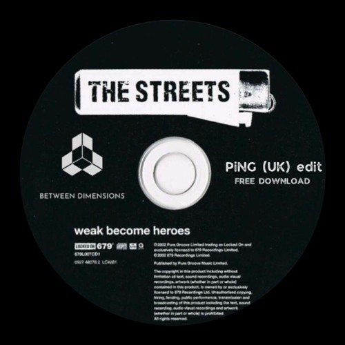 PREMIERE: The Streets - Weak Become Heroes (PiNG (UK) Edit)