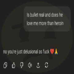Bullet Loves Me More Than Heroin (furfag dirtbag)