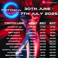[FULL SET] Dark & Vibey Progressive House | Twitch DJs Organic, Melodic, Progressive Raid Train
