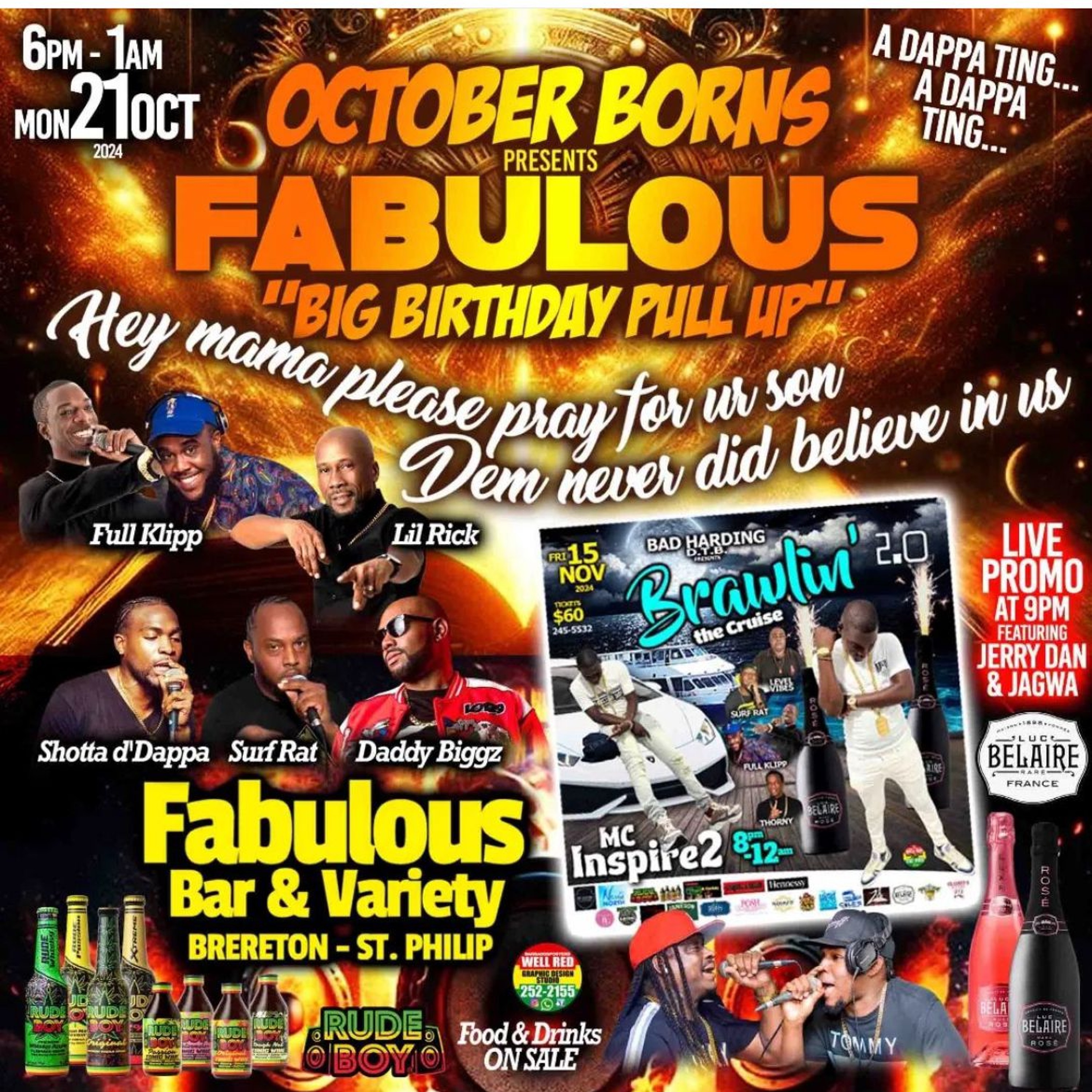 Fabulous Birthday Pull Up (Live Audio) (Oct 21st 2024)