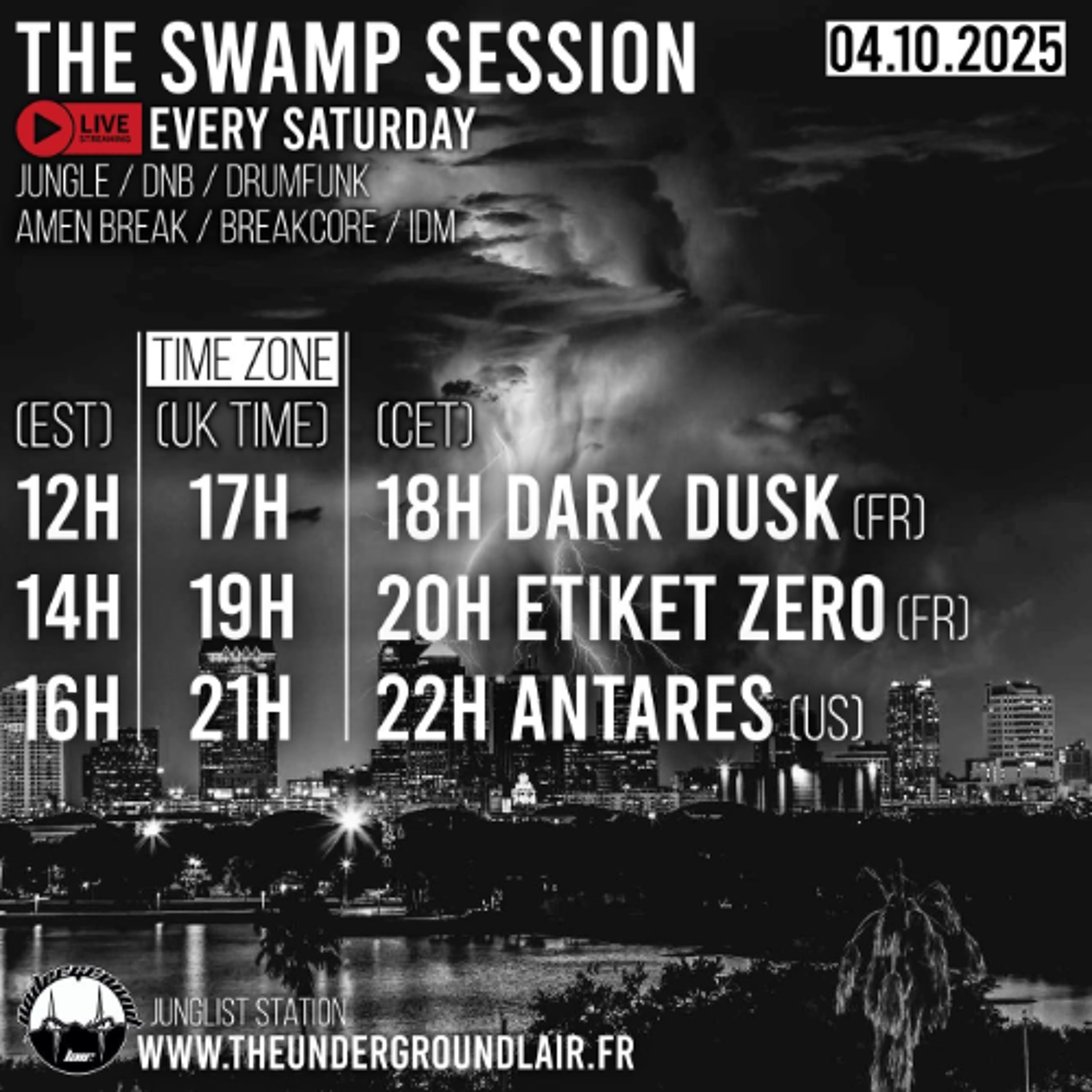 Antares - LIVE on The Underground Lair - The Swamp Session - 4.10.25 episode artwork