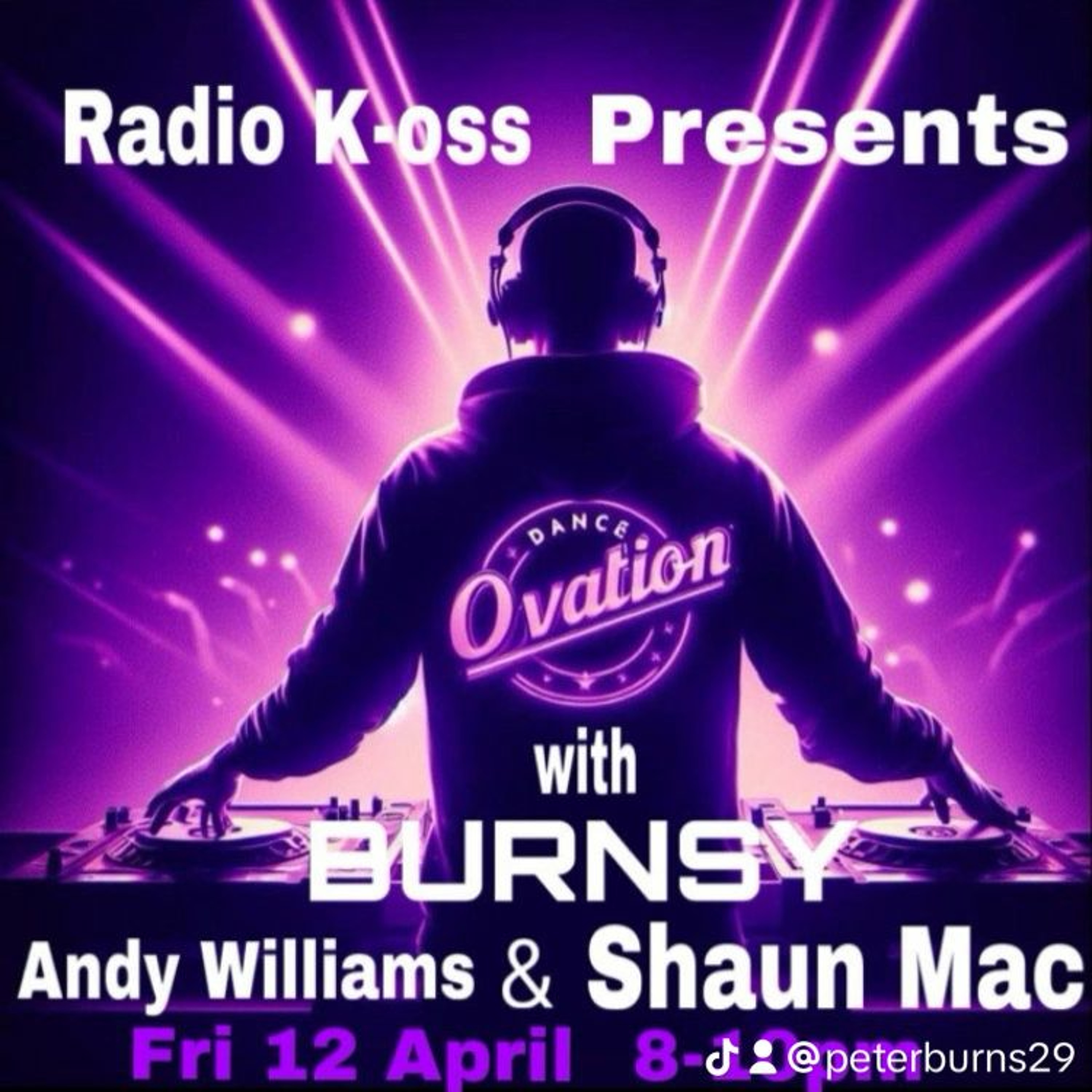 Burnsy dnb mix radio k-oss episode artwork