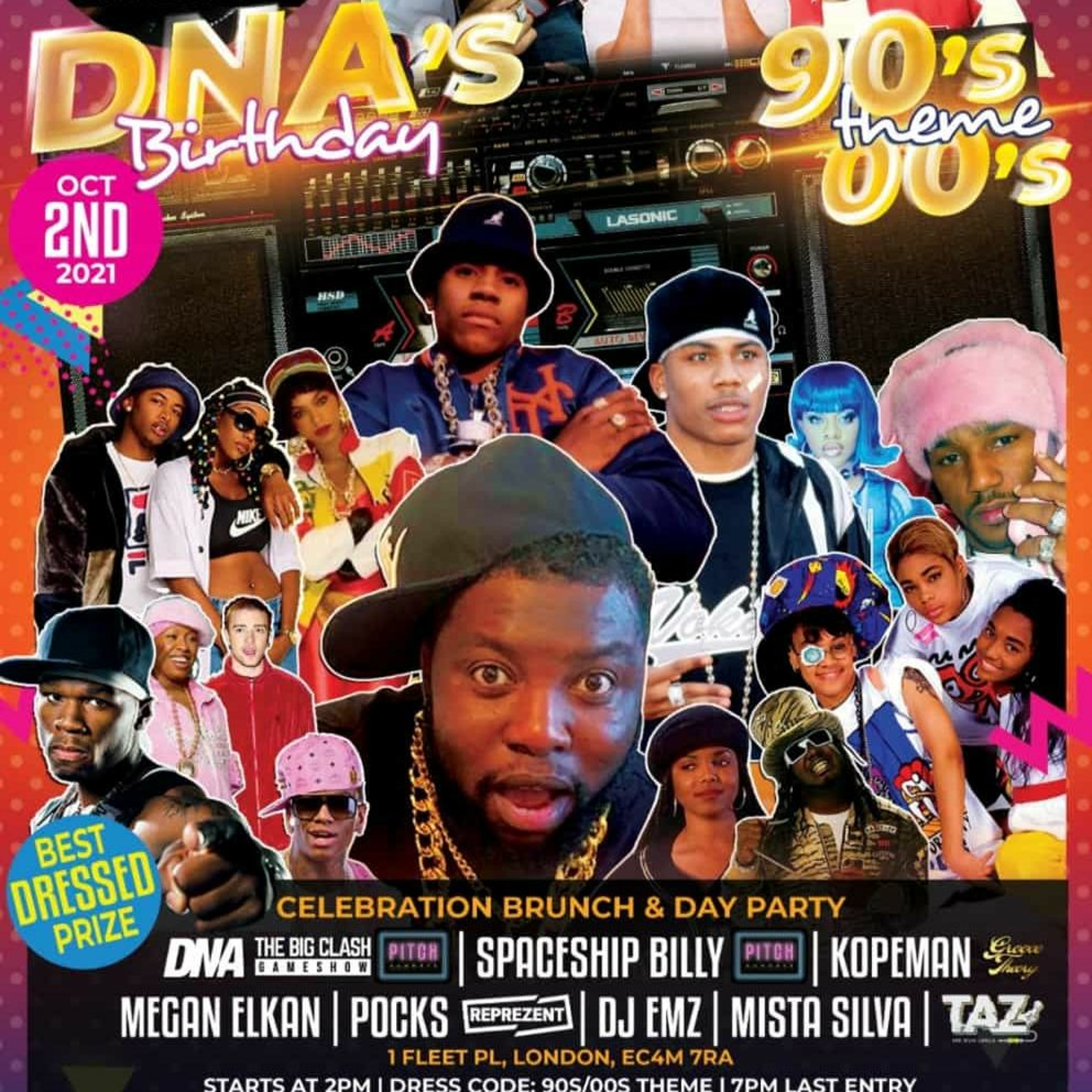 Spaceship Billy B2B Mista Silva Funky Set Live DNA Bday Bash episode artwork
