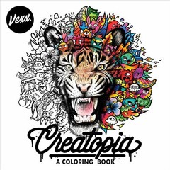 free PDF 📑 Creatopia: A Coloring Book by  Vexx [PDF EBOOK EPUB KINDLE]