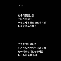 노엘 인스타 스토리 - 꽃 221211