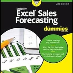 VIEW EPUB KINDLE PDF EBOOK Excel Sales Forecasting For Dummies by Conrad Carlberg 📥