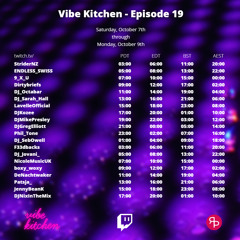 Vibe Kitchen - Episode 19 | @DJGregElliott - 2023.10.07