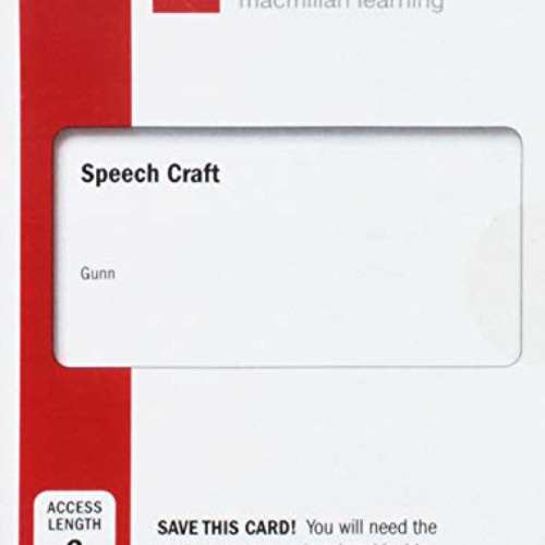 [Get] KINDLE 📝 LaunchPad for Speech Craft (1-Term Access) by  Joshua Gunn [KINDLE PD